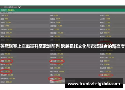 英冠联赛上座率攀升至欧洲前列 跨越足球文化与市场融合的新高度